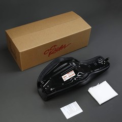 Motorcycle 2-Up Rider Passenger Seat For Street Bob FXDB 06-17 Red Stitching