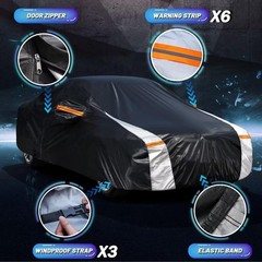 Sedan Car Cover Genesis G70 2019-2023 Waterproof Rain Snow Indoor Outdoor UV Sun