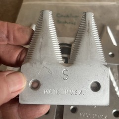 5 NOS Tiger Jaw Sickle Sections From Shoup