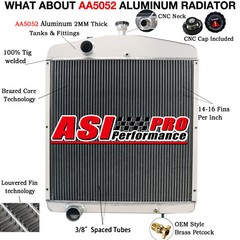 For Case/IH Tractor 4-ROW 70MM Radiator 2390,2394,2590,2594,3294,3394,3594