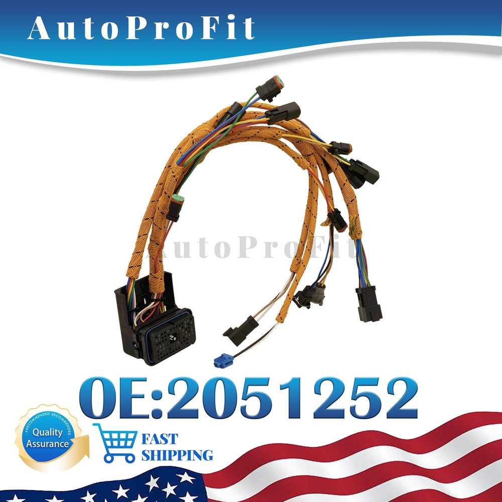 For Caterpillar 3126B 3126E 3126 Truck Engine 205-1252 2051252 Wiring Harness US