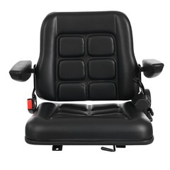 Forklift Seat Forklift Seat with Safety Belt and Armrest Tractor Excavator Seat