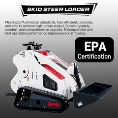Upgraded 2026 Mini Skid Steer Track Loader Hydraulic Crawler Skid USA Stock New