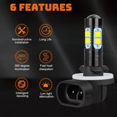 Bright 881 LED light bulbs for Bobcat S330, S450, S510, S530, S550, S570, S590