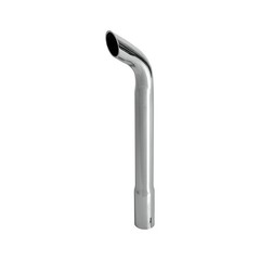Exhaust Stack Pipe Replacement for UNIVERSAL – 2-3/4″ x 24″, Curved Chrome