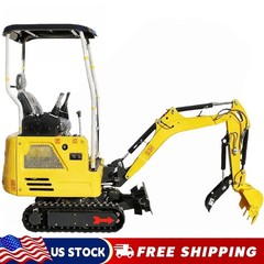 1.8 Ton Mini Excavator Rubber Track with Kubota Diesel With Side Swing Boom USA