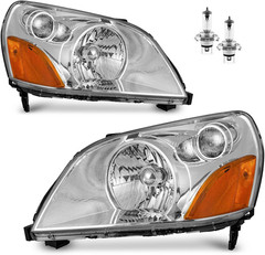 2003-2005 Honda Pilot EX EX-L LX Headlights Assembly Pair Driver Passenger