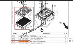 17150-Z130110-00A0 OEM RATO R740D Air Filter Air Cleaner