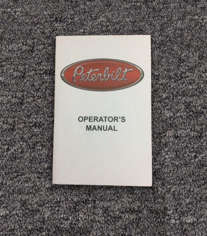 1976-1981 Peterbilt 359 Owner Operator User Manual 1977 1978 1979 1980 1981