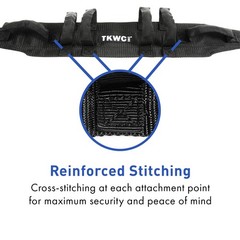 Transfer Belt with Handles by TKWC INC – #2305 – 1 Count (Pack of 1), Black