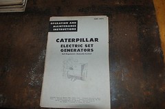 CAT Caterpillar Electric Set Generator Owner Operator Maintenance Manual book