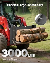 VEVOR 1/4 in Skid Steer Mount Plate 3000lbs Quick Attach Skid Steer Loader Plate