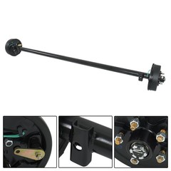 3500Lbs 5 Lug Electric Brake Trailer Axle 95 Hub Face 80 Spring Center 5×4.5