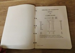 Hercules JX JXL Series 6 Cyl Gas Engine Operations & Maintenance Manual NICE!
