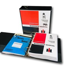 International B-414 424 2424 444 2444 Tractor Service Manual Set Repair Workshop