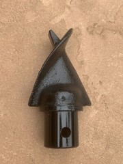 BOLT ON POSTHOLE DIGGER AUGER POINT Fish Tail (19-278)