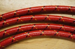JI Case SC Cloth Covered Copper Spark Plug Wire Set For Use with Magneto
