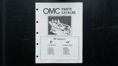 OMC 55 Models Parts Catalog E55 J55 Workhorse Worktwin 1982 Manual
