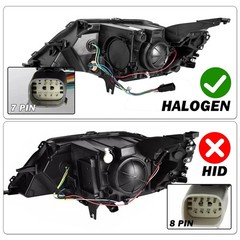 Headlight Assembly for 2014-2020 Chevy Impala Halogen Pair Not HID