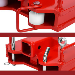 2” Forklift Trailer Hitch Receiver, 6500Lbs Capacity for Dual Pallet Forks