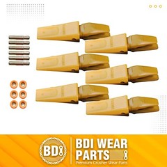 119-3204 CAT Style J200 Backhoe Bucket Shanks & 1U3202 Dirt Teeth with Pins -6PK