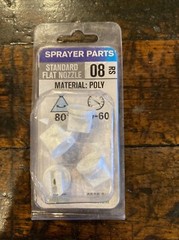 08 RS Flat Nozzle White Valley Industries 80 Degree Sprayer Nozzle