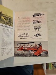 1958 Massey Ferguson Guide To Modern Farming Dealer Sales Brochure. Rough Shape