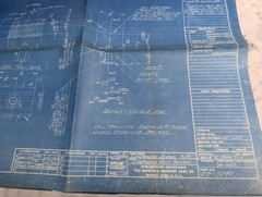 MONARCH MACHINE TOOL COMPOUND SCREW NUT MFG DIMENSION DRAWING PRINT EE-3199