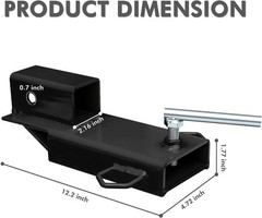 Forklift Trailer Hitch Attachment, EBESTTECH 1PC Fork Trailer Hitch Attachmen…