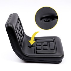 Universal Tractor Seat Tracks Thickly-padded Seat & Backrest w/ 140 mm Slide