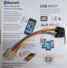 Kubota Plug & Play Tractor Radio AM FM Bluetooth Remote RTV LX B2650 RTX LX2610