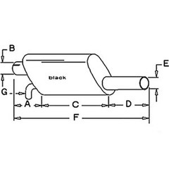 R1576 Muffler – Fits Allis-Chalmers