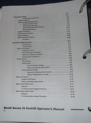 BENDI IV SERIES B25-4 B30-4 B35-4 B40-4 B45-4 FORKLIFT SERVICE REPAIR MANUAL