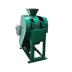 Open Box!Rock Stone Crushing Machine Double Roller Crush Shatter Pulverizer 220V