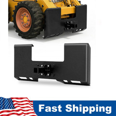 3/8″ Thick Skid Steer Mount Plate W/ 2″ Trailer Hitch Receiver Attachment