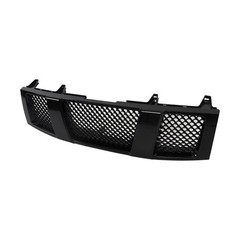 Front Upper Grille Glossy Black Mesh Replacement for 2004-2007 Titan Pickup