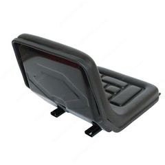 Low Back Lawn Mower Tractor Seat w/Slide Tracks For Husqvarna Cub Cadet MTD Toro