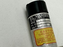 Synchro-Start 1502 24AS1U1 Original DC Shutoff Solenoid (Missing Plunger Rod)