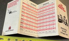 2 – IH International Harvester Tractor Line Advertising Brochures 1982, 1983
