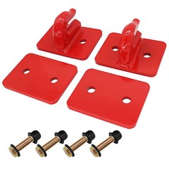 3/8″ Bolt On Grab Hooks For Loader Tractor Bucket Heavy Duty Steel Pack Of (2)