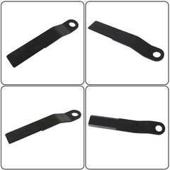 2pcs Heavy Duty Steel Mower AR400 For King Skidsteer Brush Hog Cutter Blades