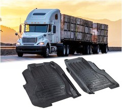 (2 Pack) Semi Truck Floor Mats Fits Freightliner M2-106 (2003-2021) Models – …