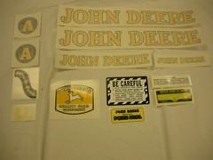 Decal Set fits John Deere B Styled Tractor 1947-1952