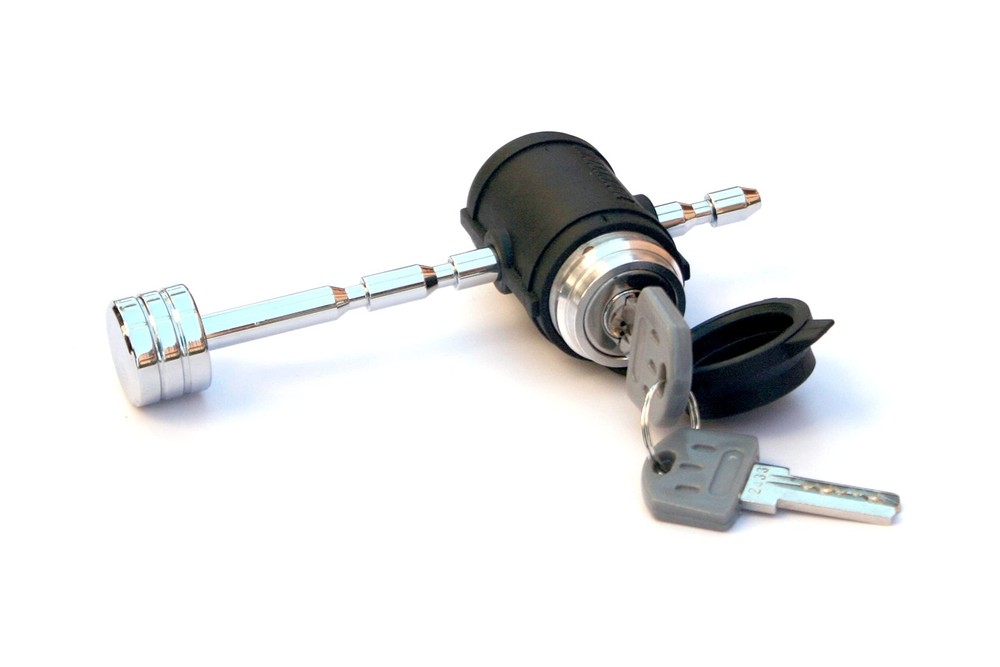 MaxxHaul Trailer Tongue Coupler Lock – Adjustable Pin, 1/4″…