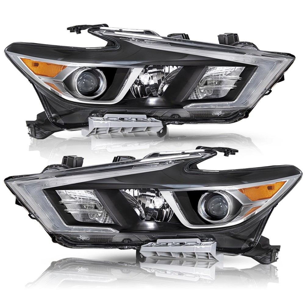 Halogen Headlight Assembly for 2016-2018 Maxima Projector OE Style