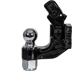 15 Ton Combo Trailer Hitch 2-5/16 Ball Pintle Hook 30000lb Forged Steel TowHitch