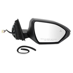 Right Electric Mirror 8Pin Black Cover ManualClear GlassTextured6.69in HY1321328