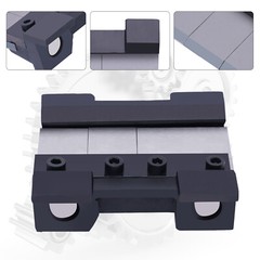 Aluminum Copper Plate Bender Bench Vise Attachment Removable Cutters Cast Steel