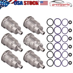6X Fuel Injector Sleeve Cup Set 21515329 21401136 for Volvo D13 D11 D16