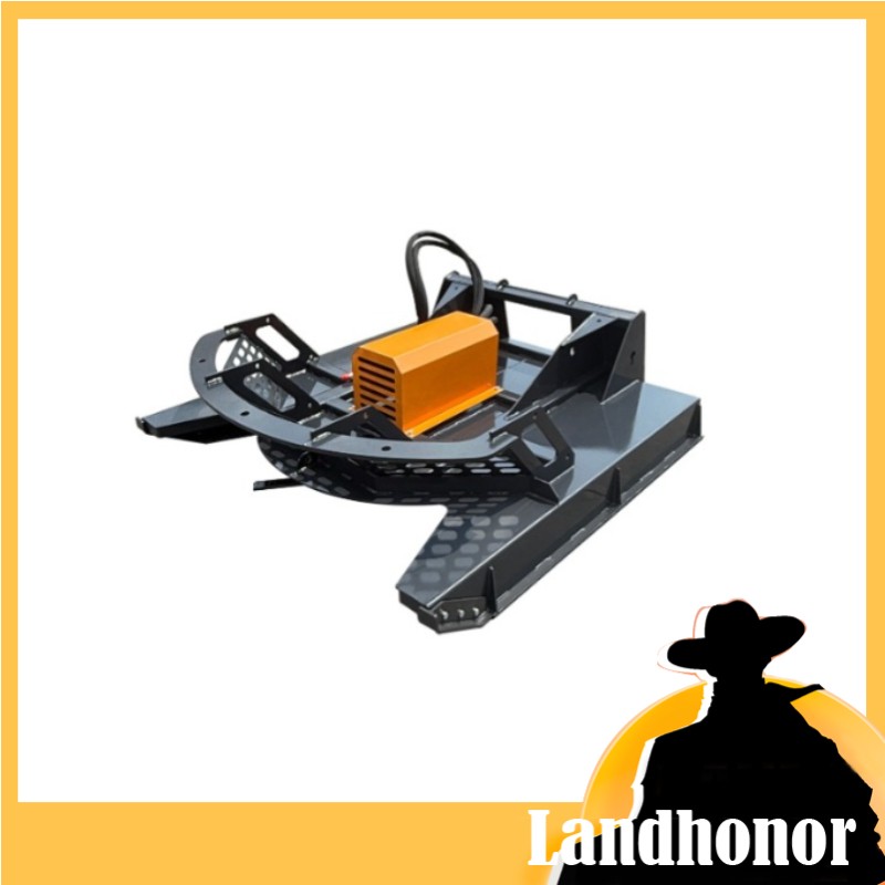 Landhonor Skid Steer Brush Cutter 66” New Hydraulic Mower Brush Hog Attachment